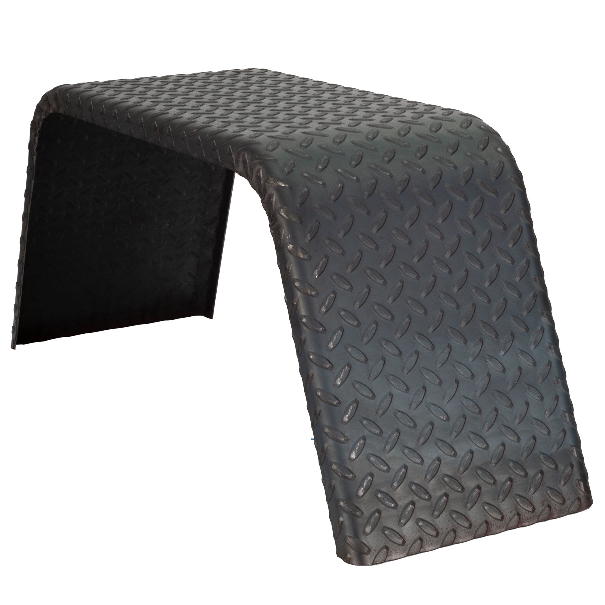 Steel Diamond Plate Single Axle Trailer Fenders 32" x 13" x 10"