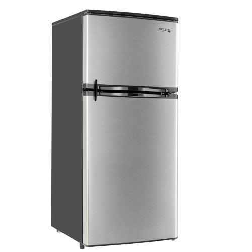 RV Refrigerator 4.4 Cubic Feet 12V Stainless Steel
