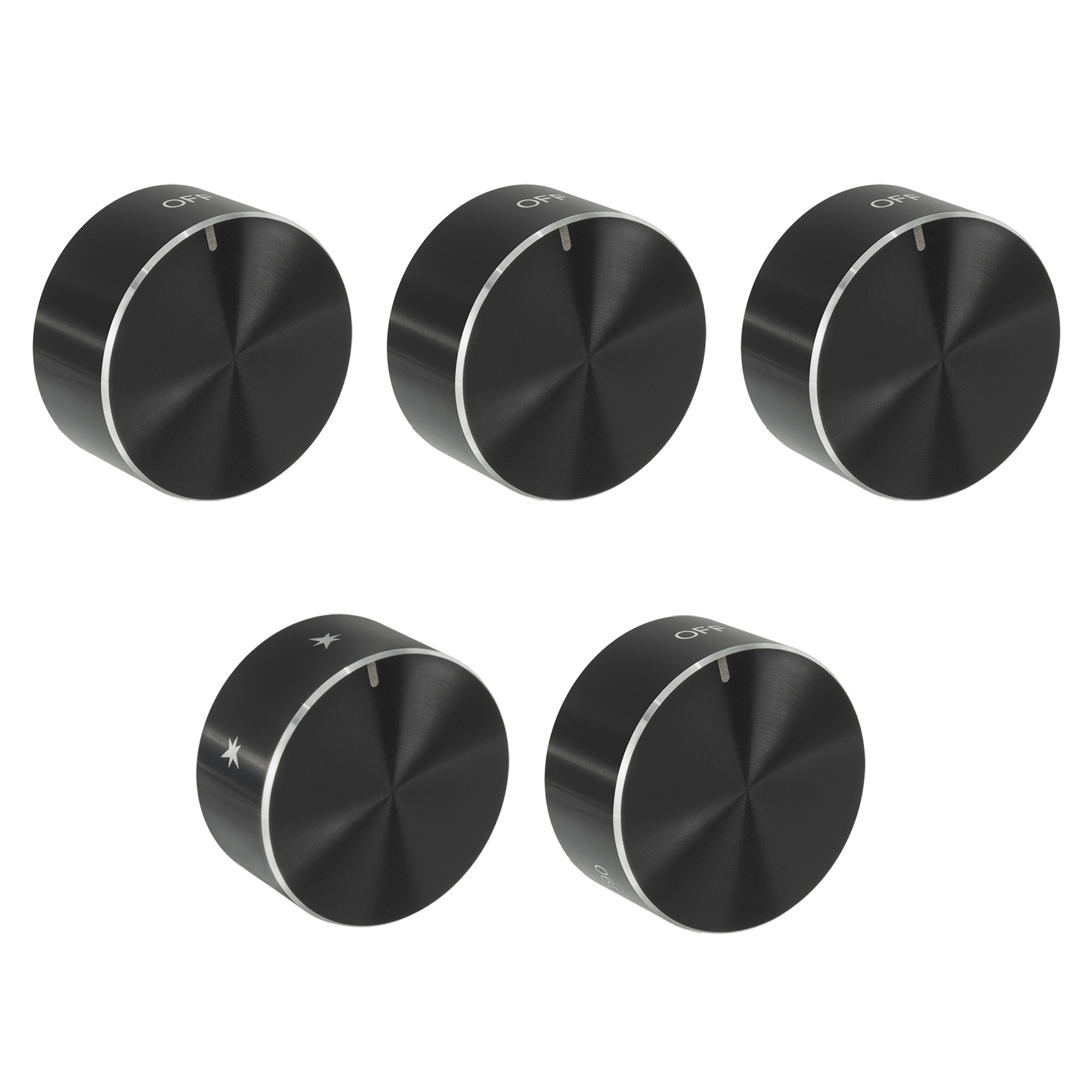 RV Replacement Knobs for Cooktop or Range 5 Pack
