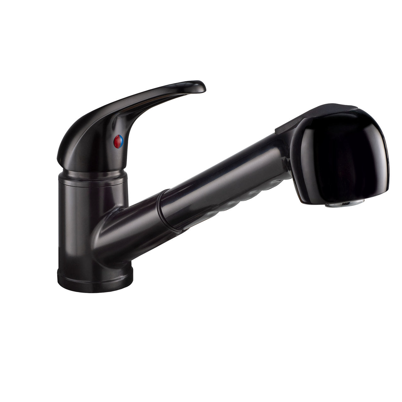8" Pull Out Kitchen RV Faucet - Satin Black