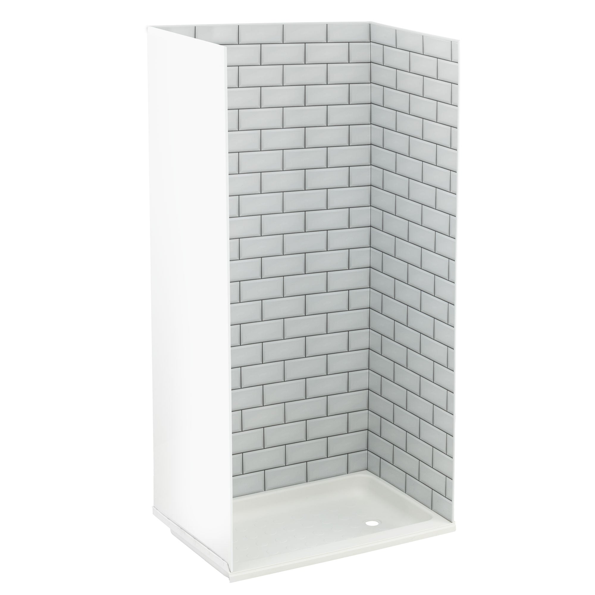 RV Shower Surround 24" x 36" - Subway Tile