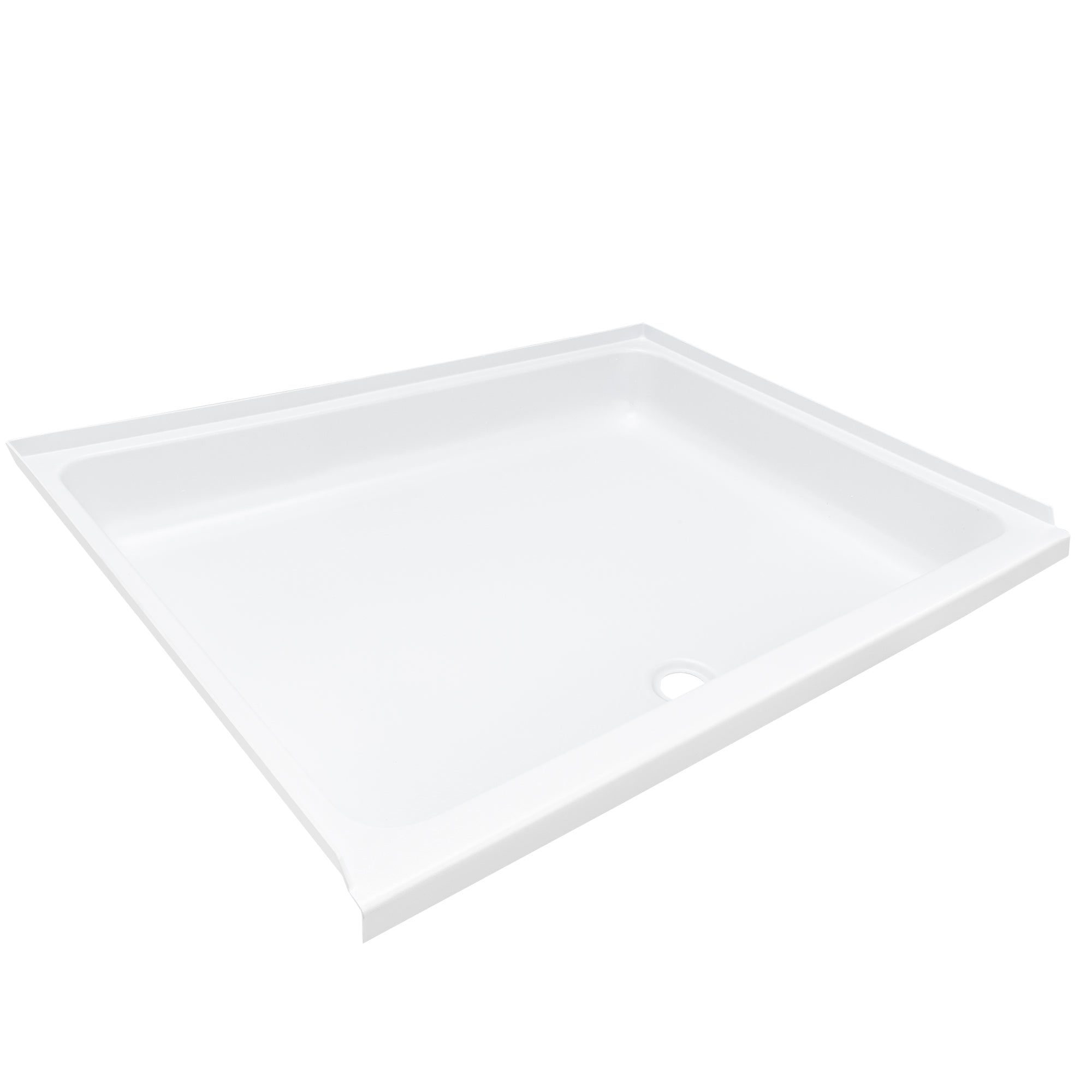 RV Shower Pan 30" x 36" Center Drain in White