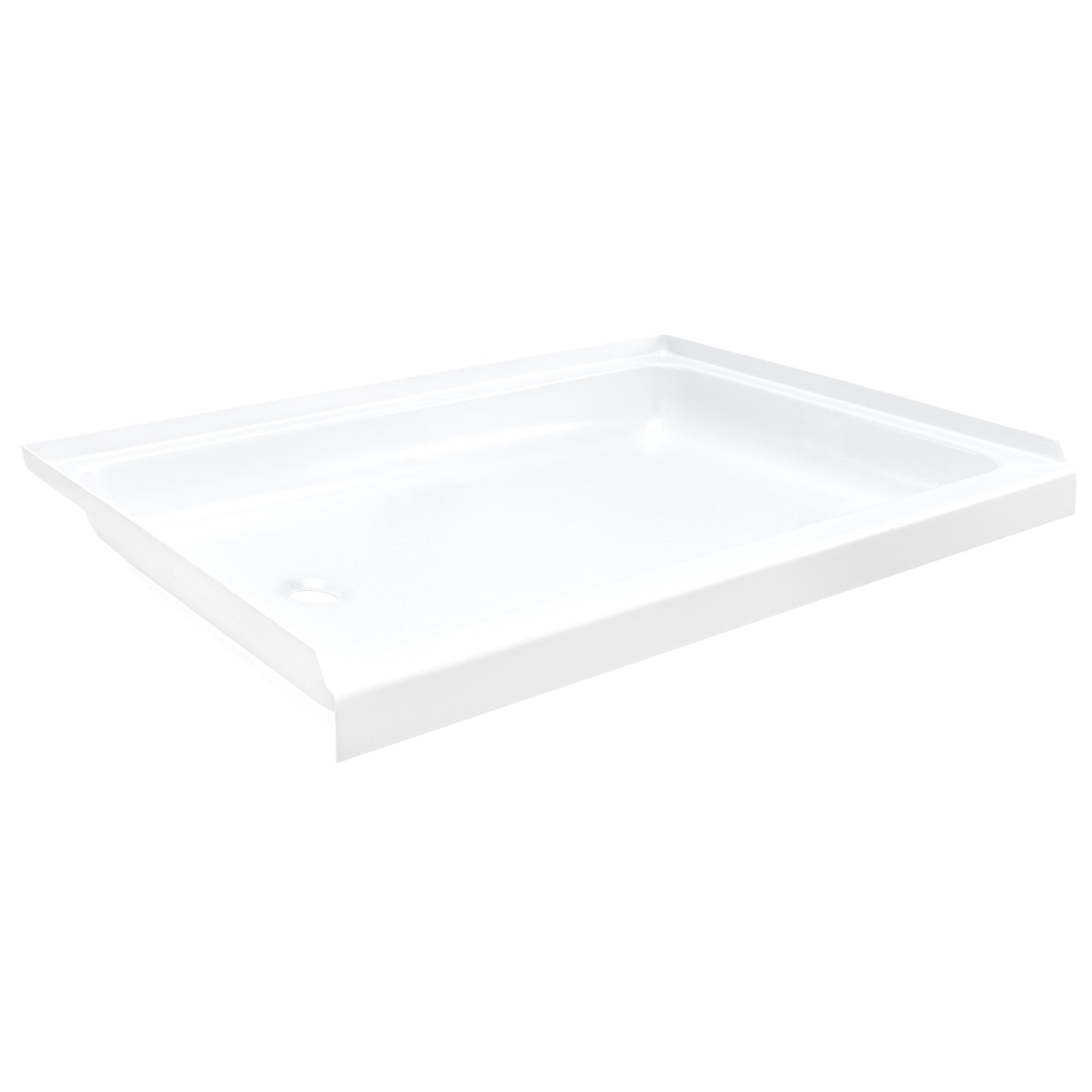 RV Shower Pan 32" x 24" x 5" Left Drain in White