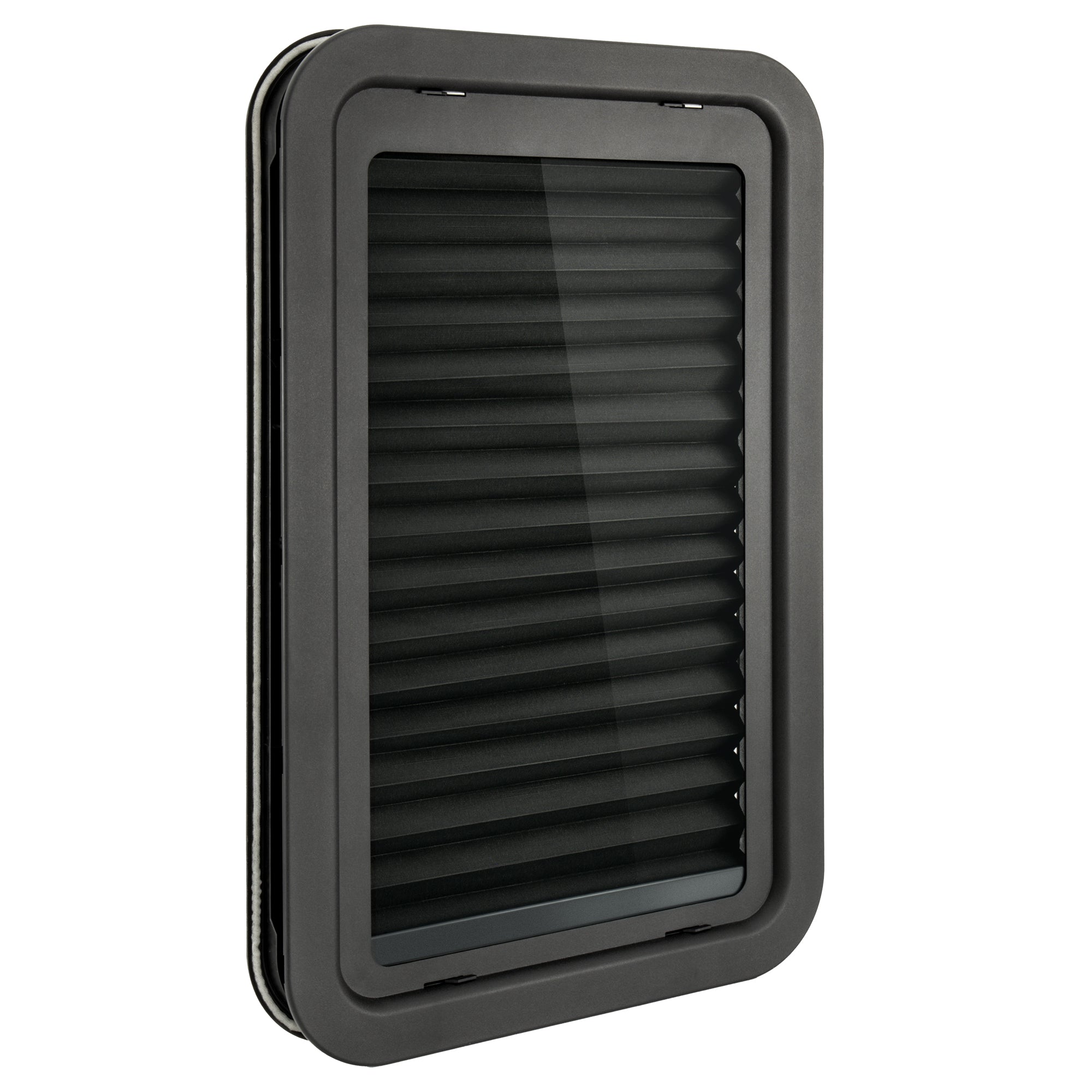 RV Entry Door Window with Internal Shade 16"W x 25"H