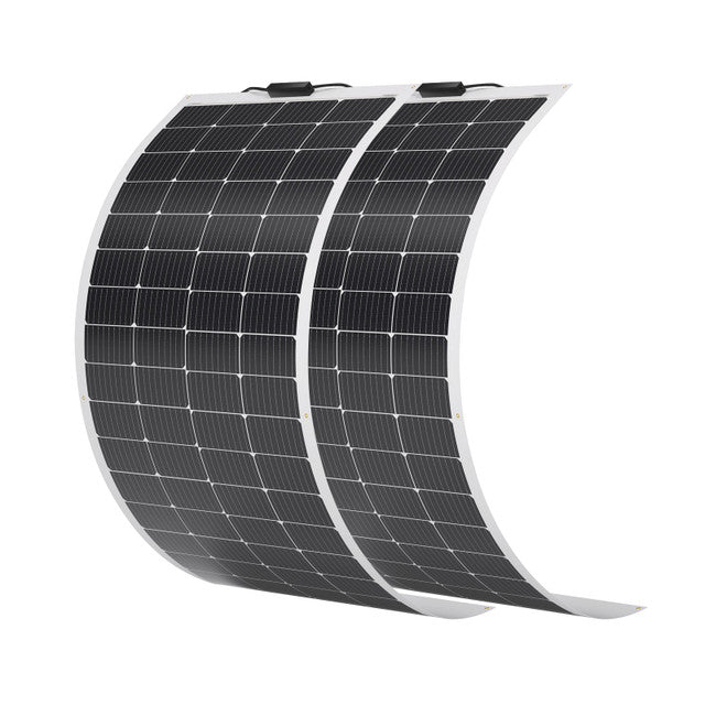 200 Watt 12 Volt Flexible Monocrystalline Solar Panel(2 pcs)