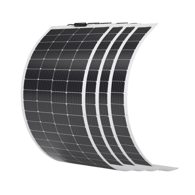 200 Watt 12 Volt Flexible Monocrystalline Solar Panel(4 pcs)