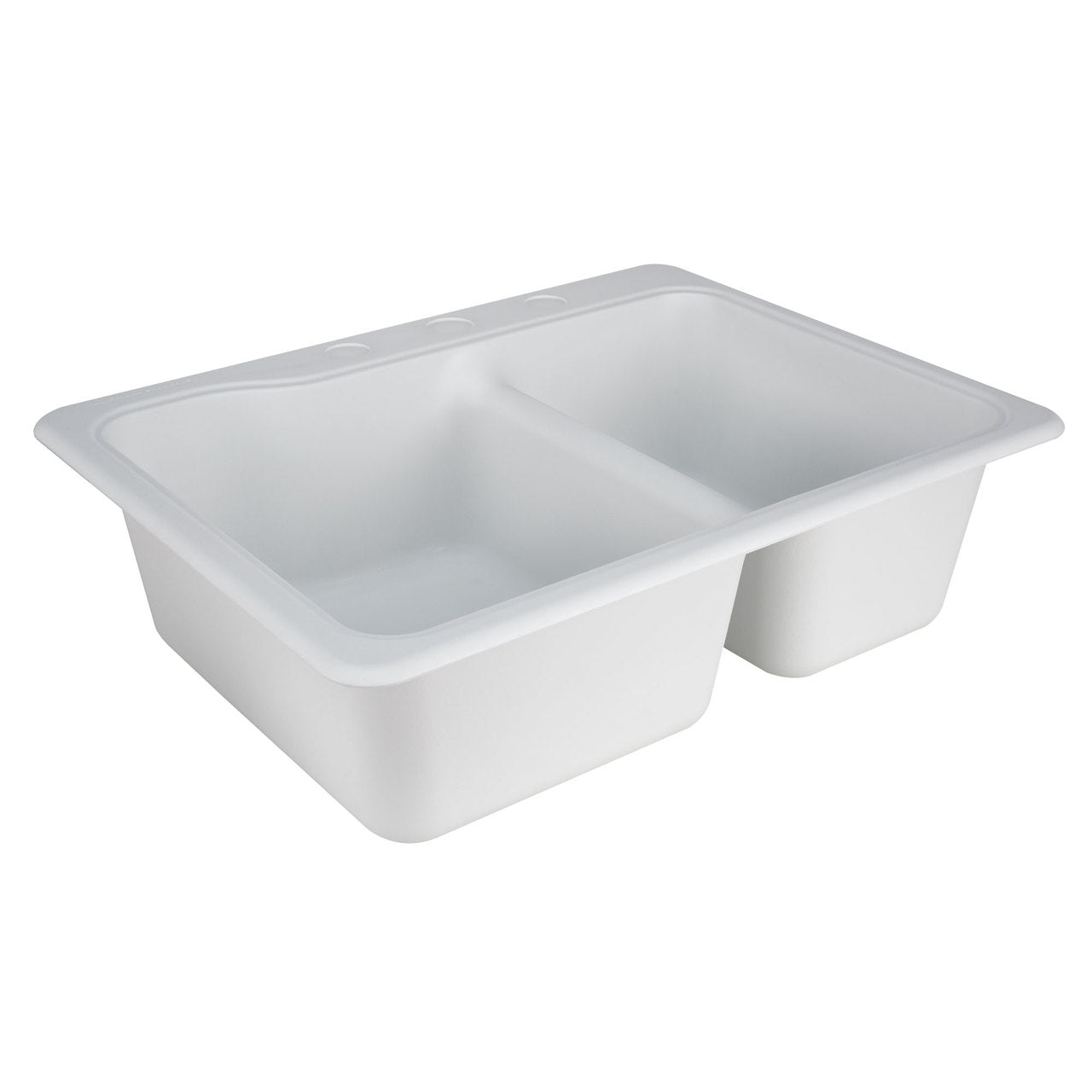 25 x 19" Composite RV Sink - Double Basin