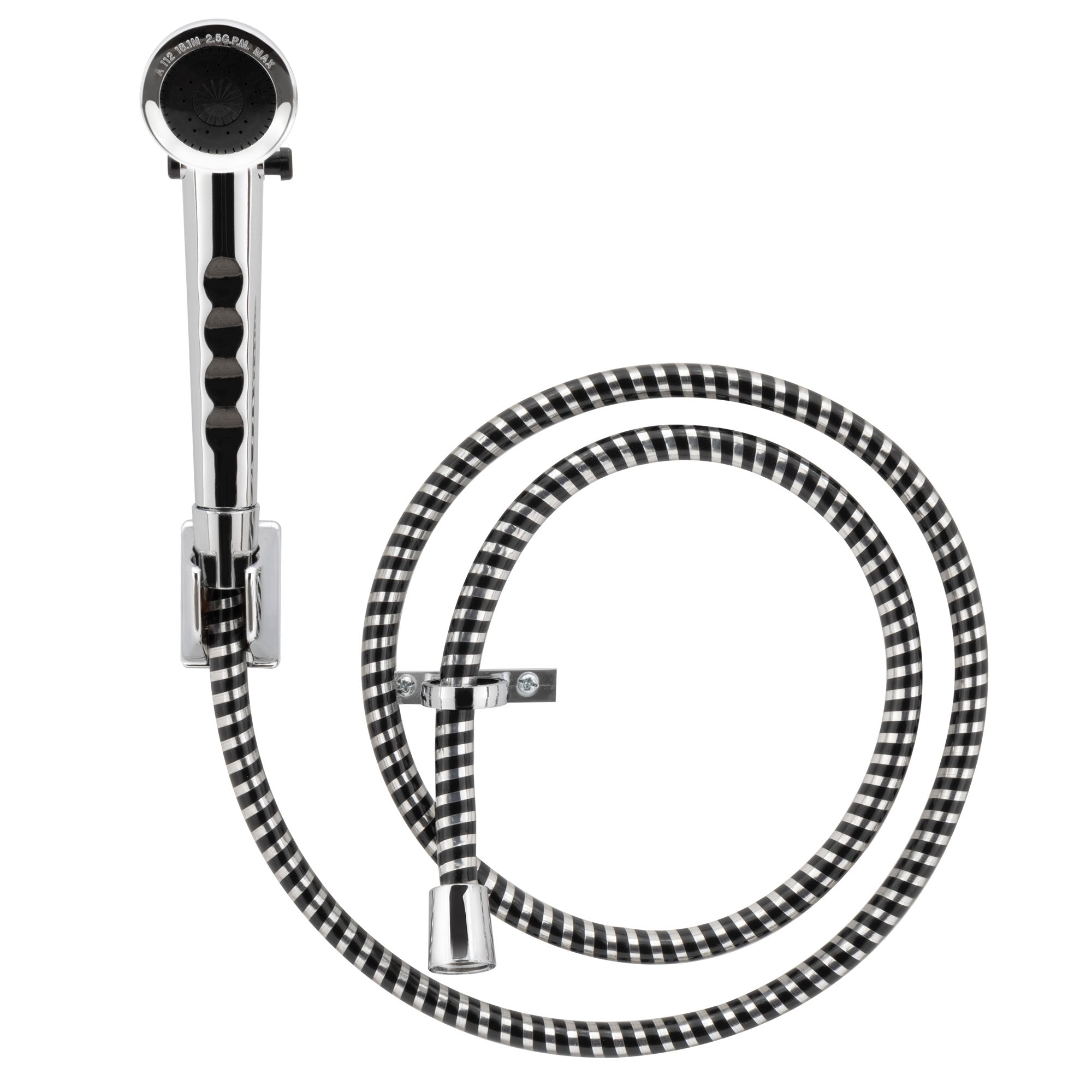 RV Handheld Shower Head and Hose with Shut Off Chrome
