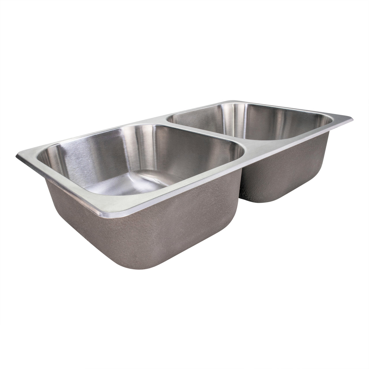 Double Stainless Steel RV Sink 27" x 16" x 7" 304SS