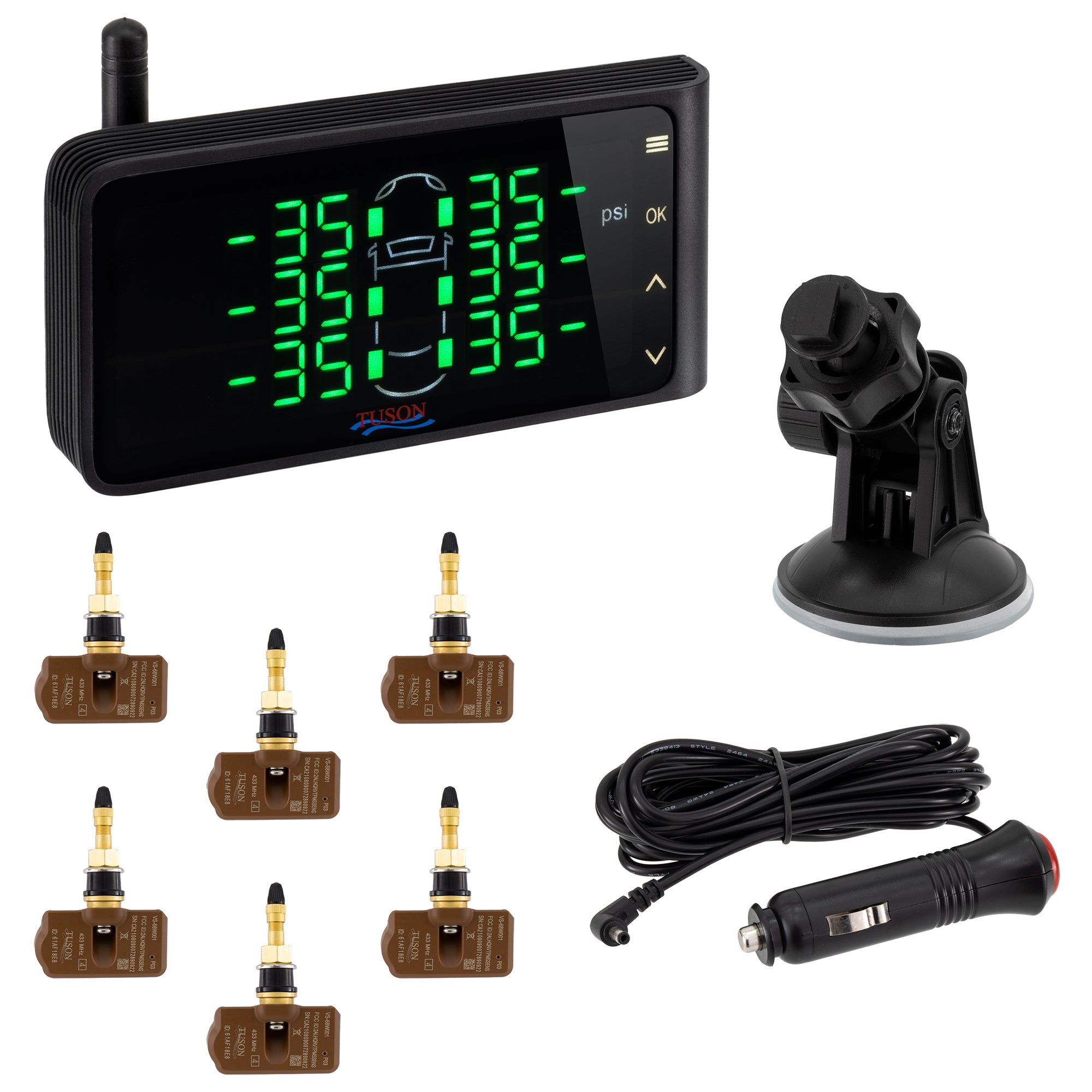 Tuson Towable RV Tire Pressure Monitoring System TPMS