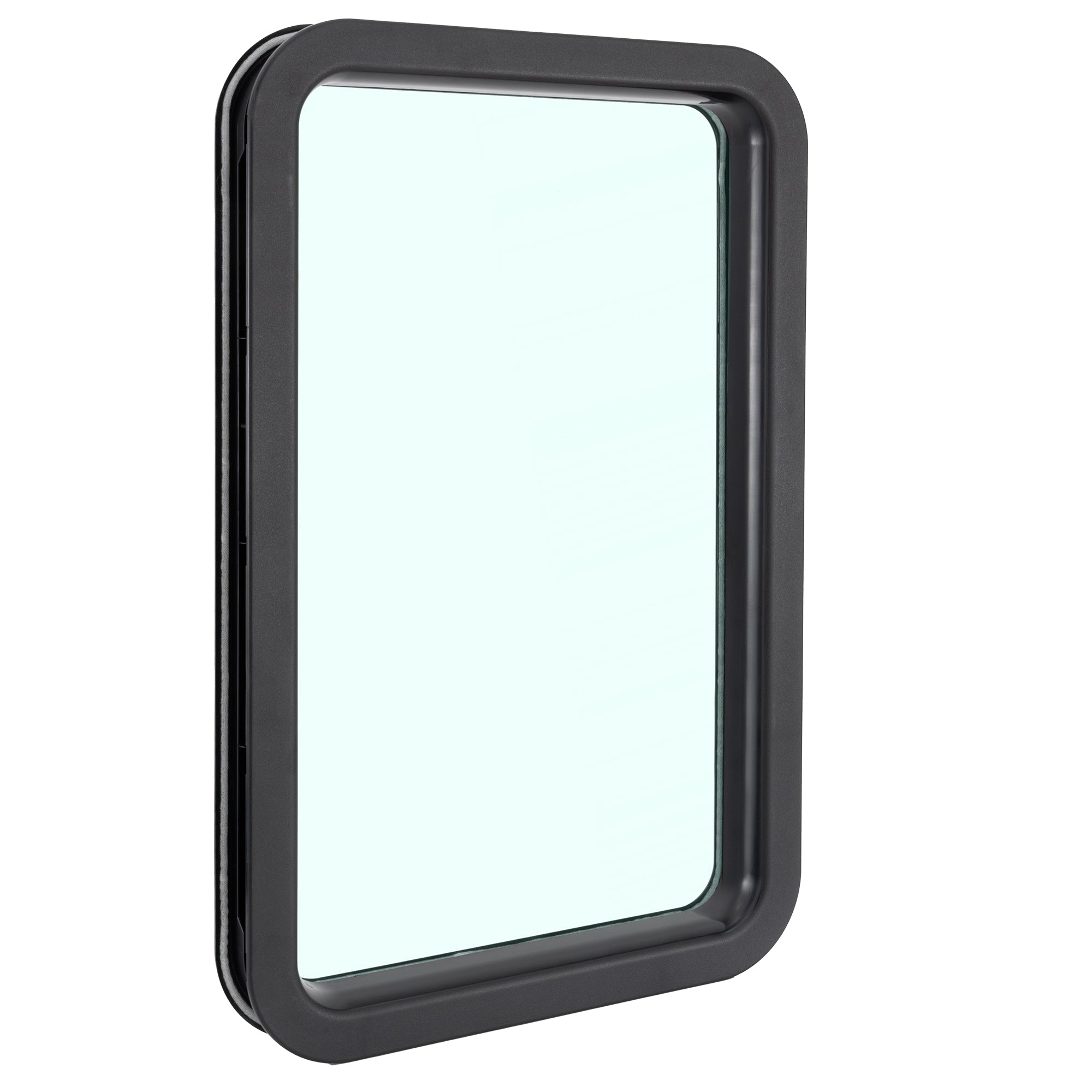 RV Entry Door Obscure Glass Window with Frame 16"W x 25"H