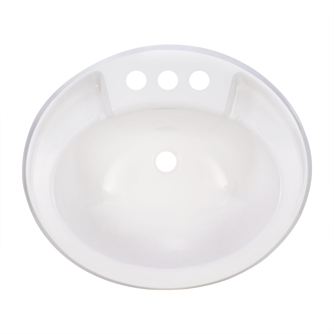 Oval RV Sink White 19-1/2" x 16-1/2"