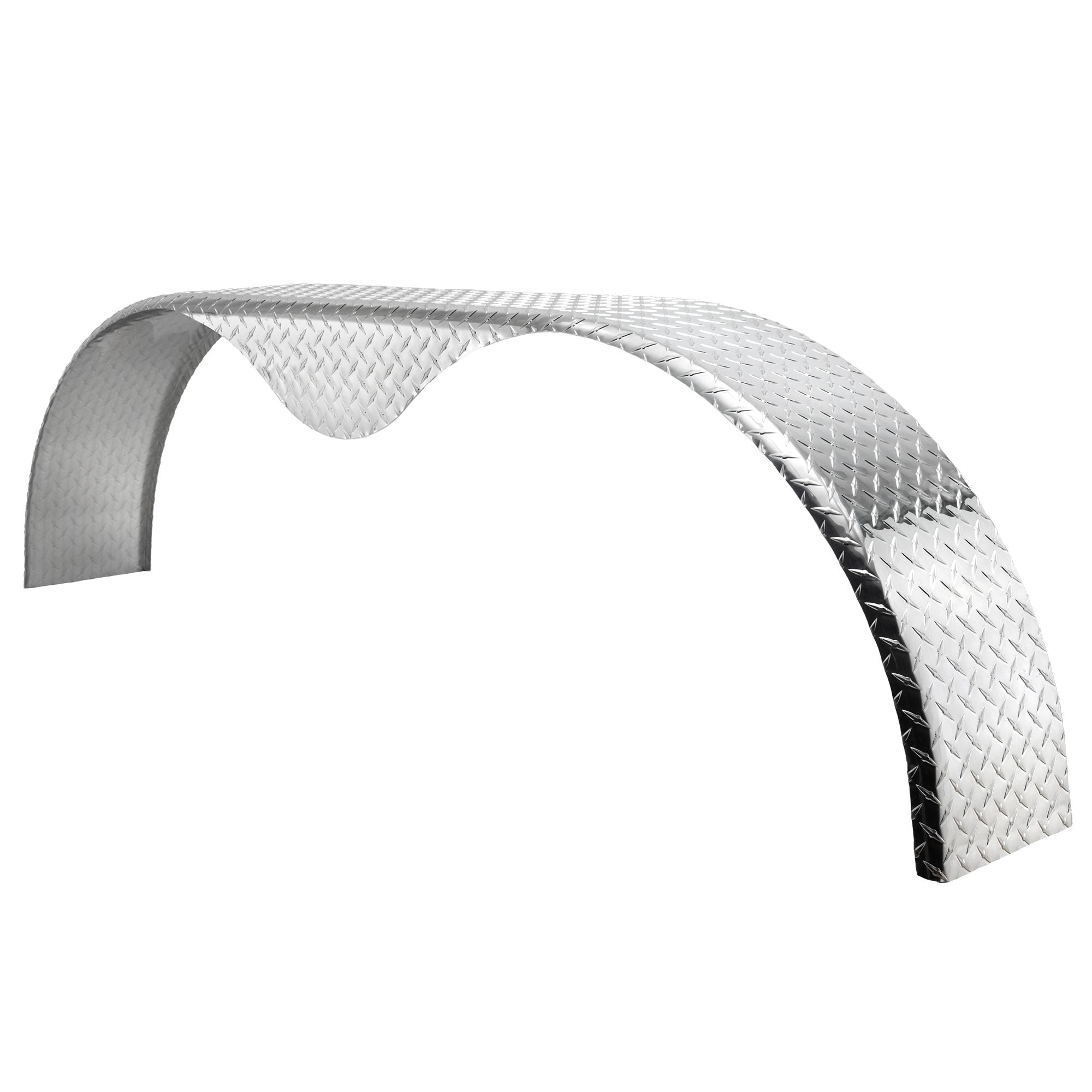 Aluminum Diamond Plate Trailer Fenders Tandem Axle 72" x 20" x 10"