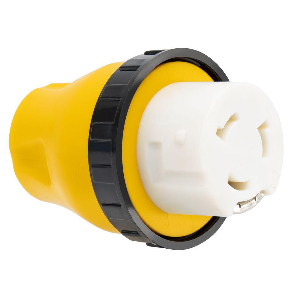 RV Power Cord Adapter 15 Amp Male to 50 Amp Twist Lock Female