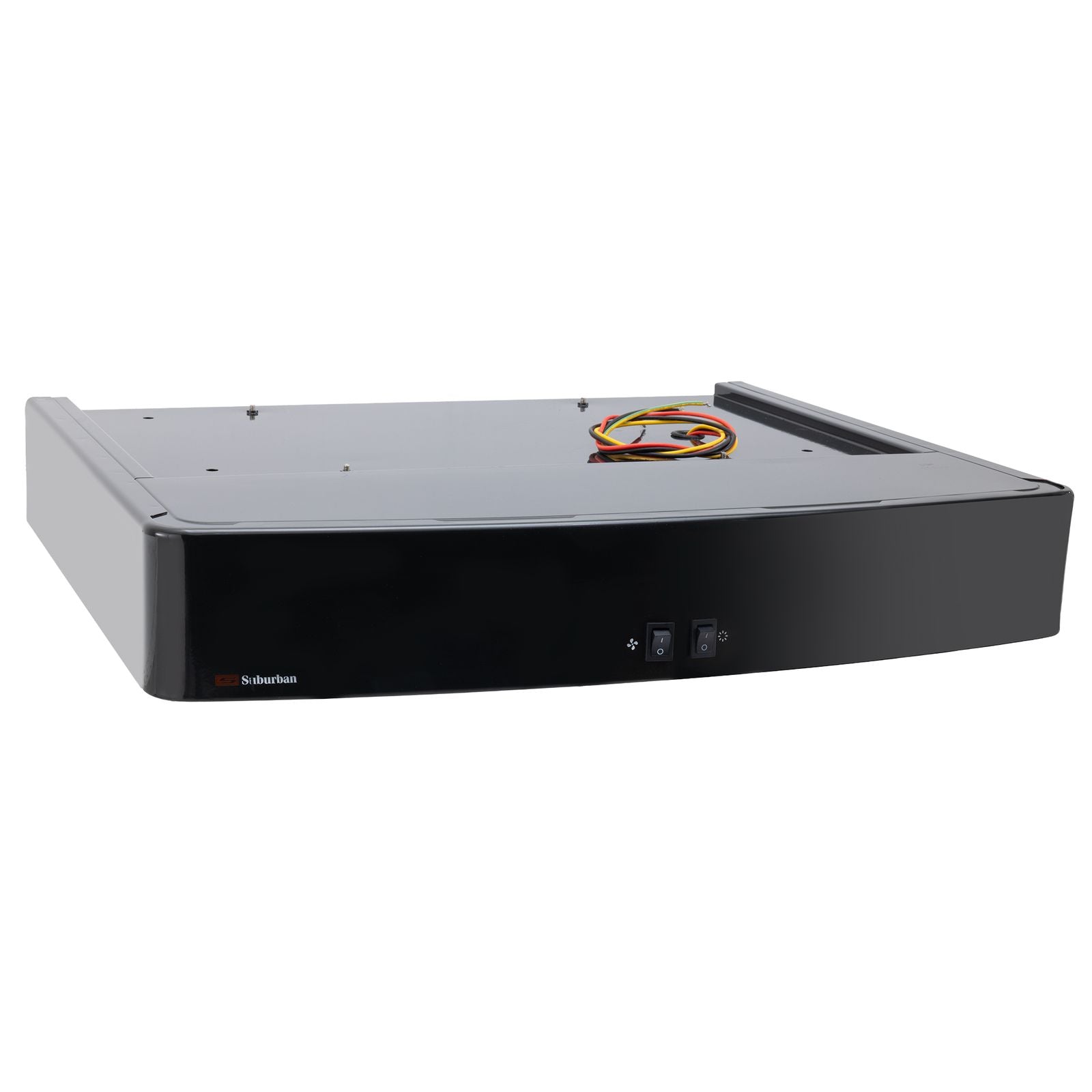 RV Suburban Stove Range Hood 22" Black & Stainless Steel