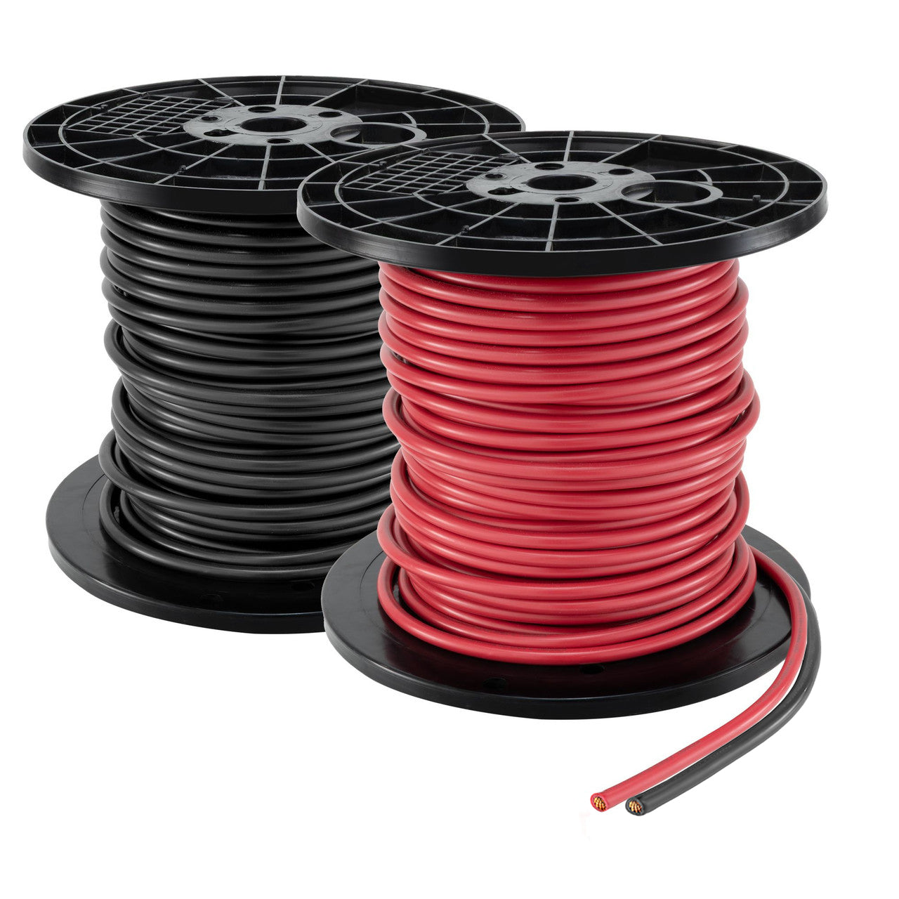 2 Gauge 12V  RV Wiring Black & Red Set Battery Cable